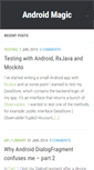Mobile Screenshot of android.codeandmagic.org